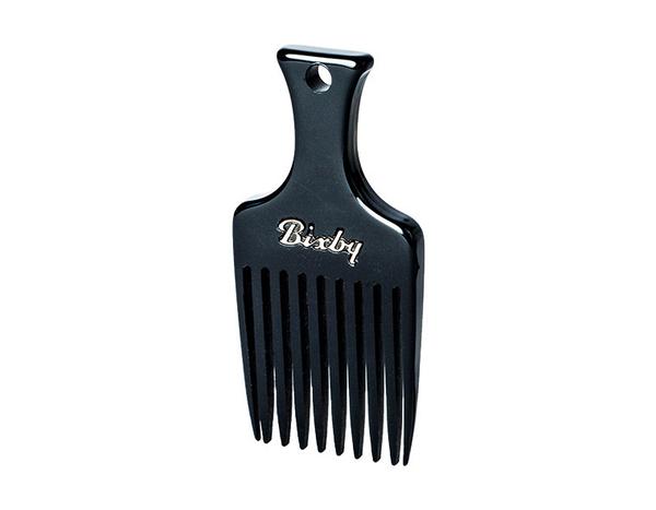 Peigne pick à barbe 1,5mm d'espacement (74mm/2.91") - Noir