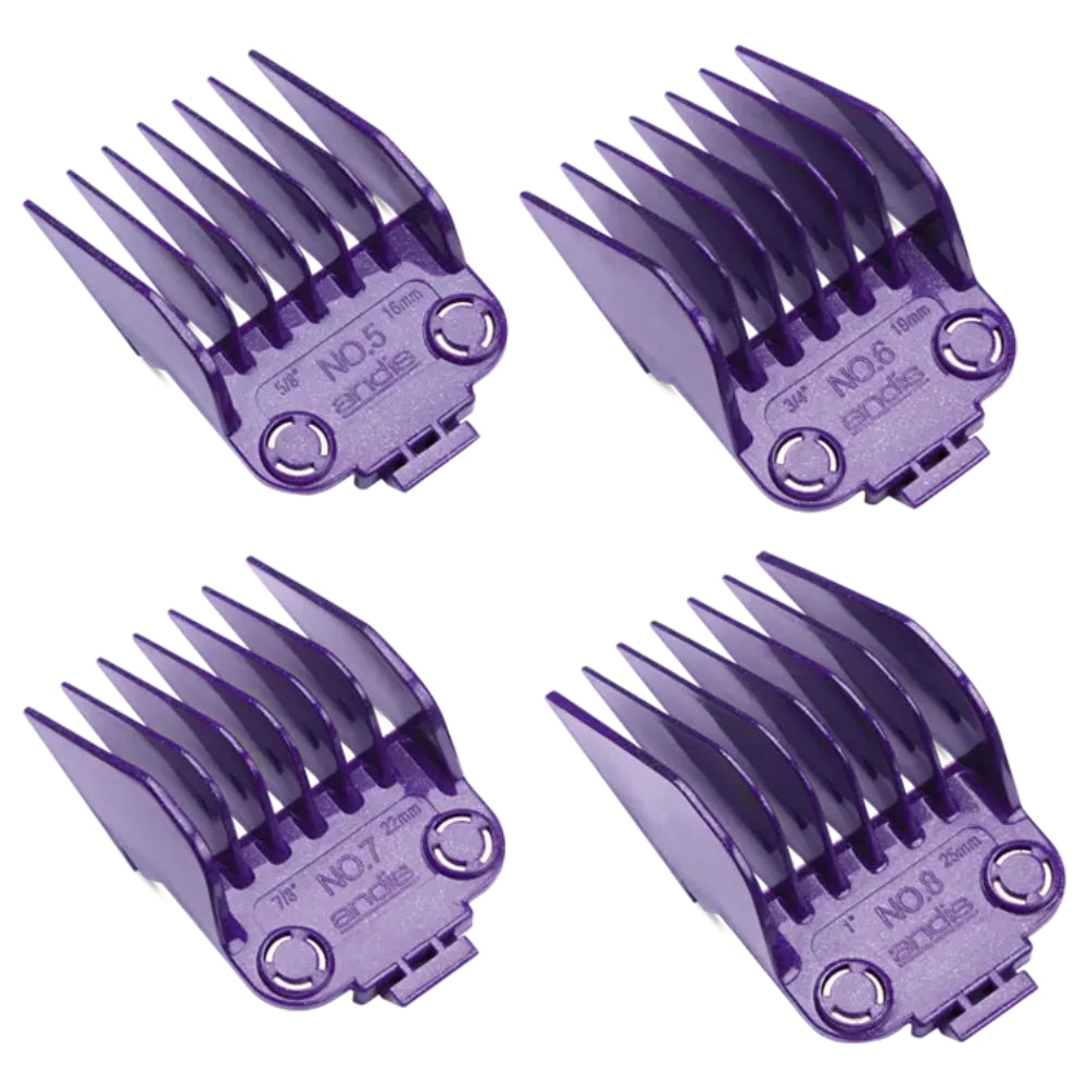 Guide de coupe "Master Magnetic Comb Set" Jeu de 4 peignes magnétiques #01415 - Large