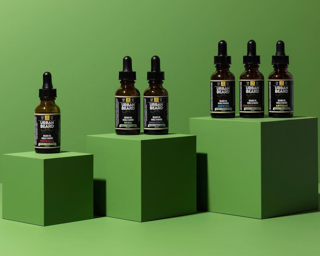 Huile à barbe "Hipster" biologique et végétalien (30ml/1.0oz)