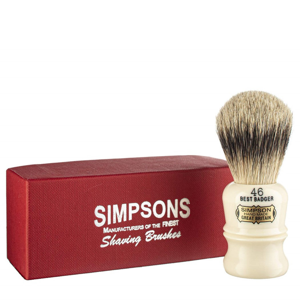 Blaireau - Berkeley 46 "Best Badger" Ivoire - Petit (19mm/0.74")