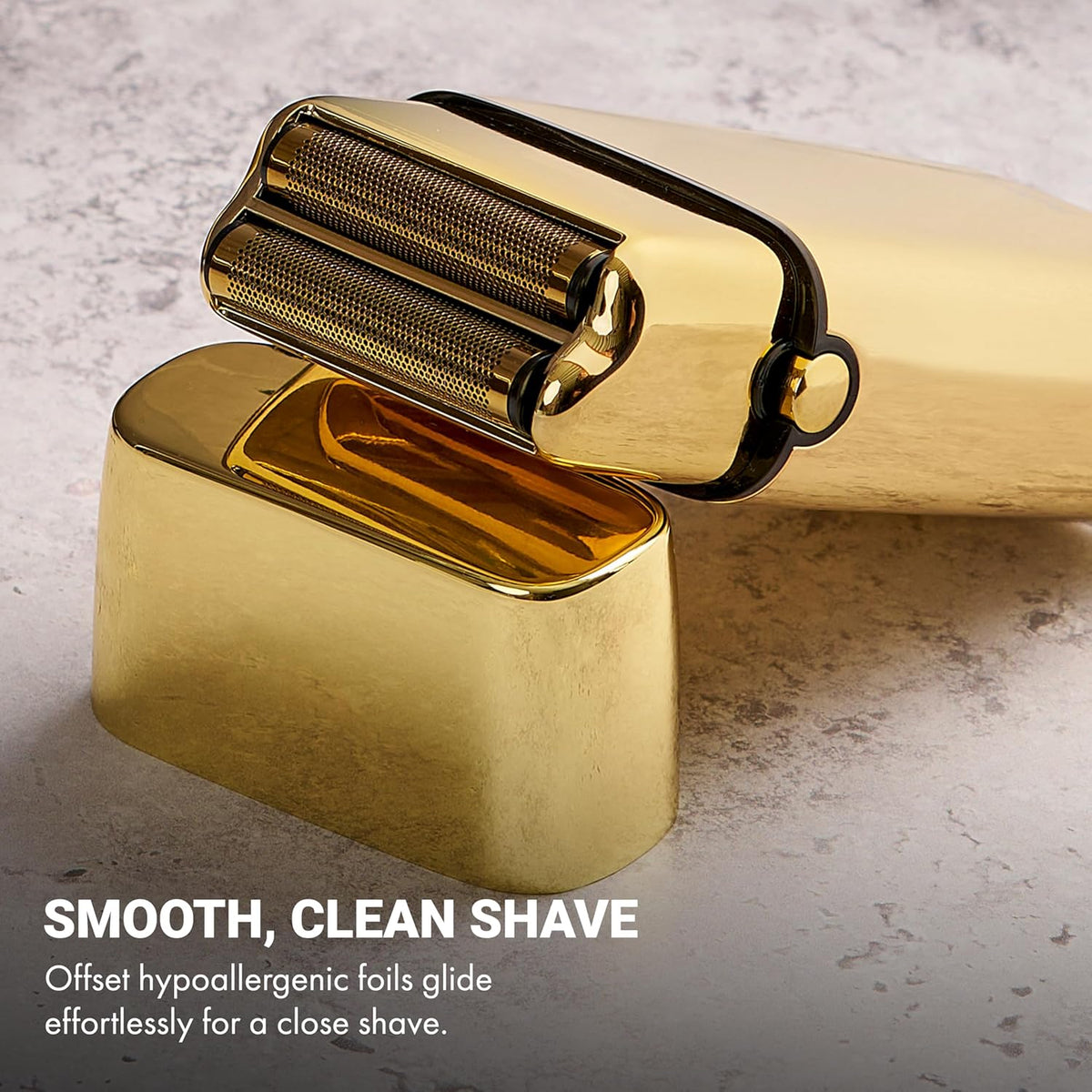 FoilFx02 Cordless Metal Double Foil Shaver - Gold