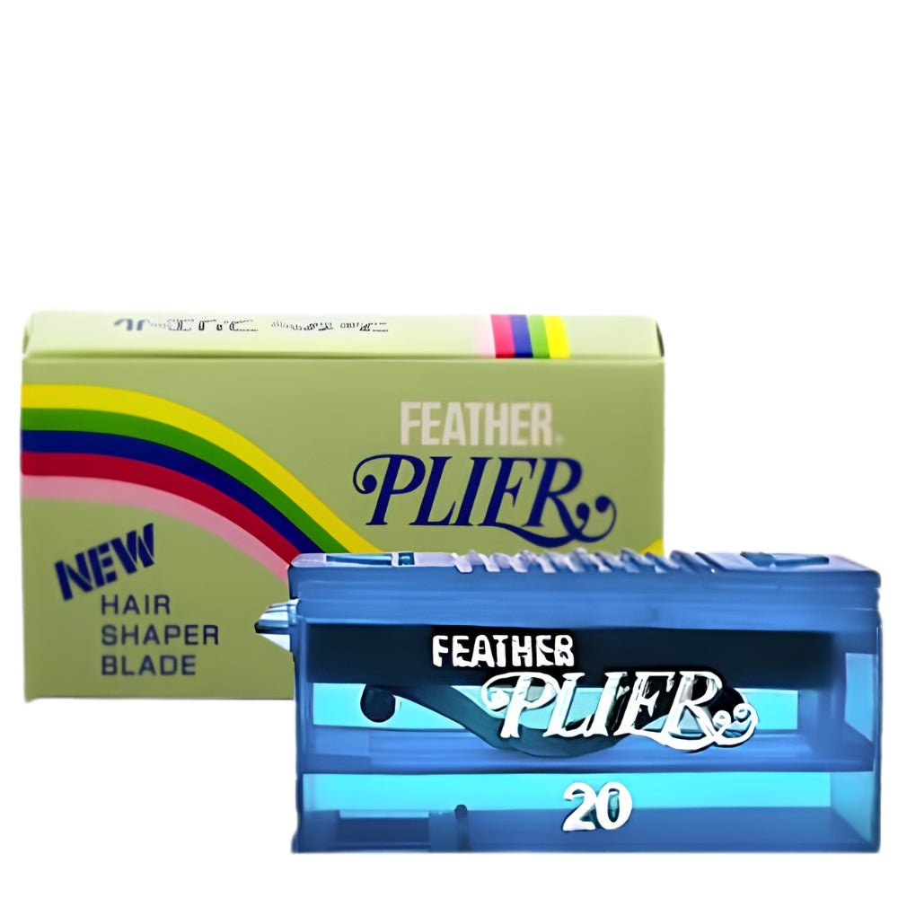 Lames de remplacement "Plier PLI‑20” en acier inoxydable pour rasoir Plier (20 lames)
