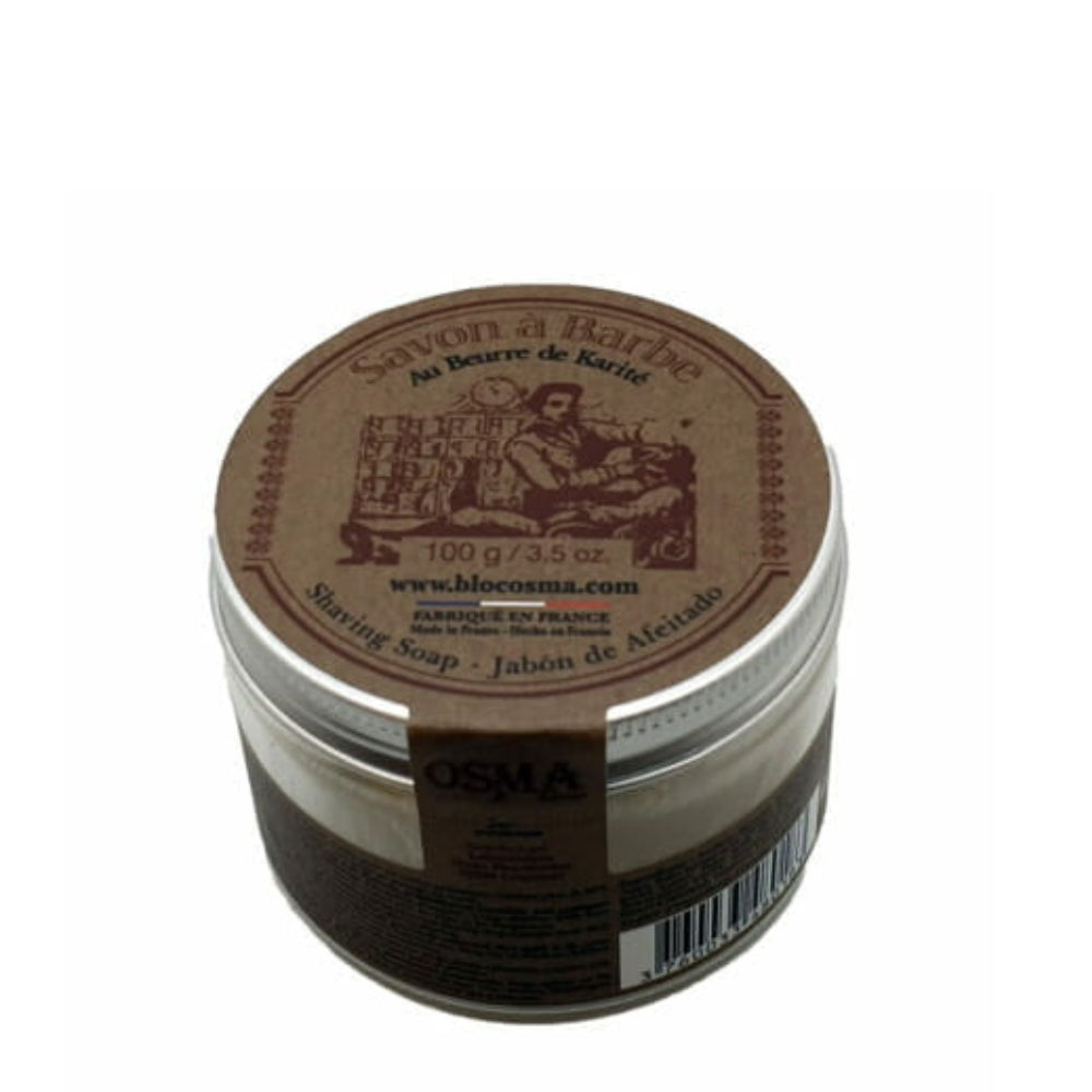 Savon à raser barbe au beurre de karité (100g/3.5oz)