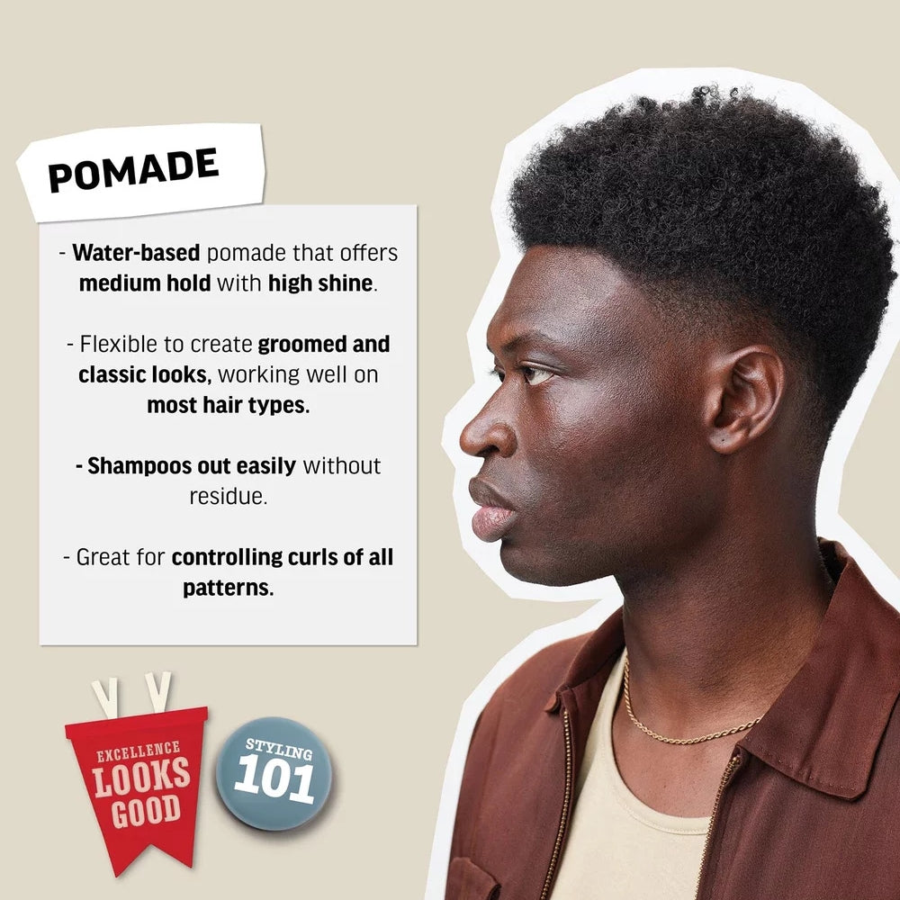Pomade - Medium hold & high shine (85g/3.0oz)