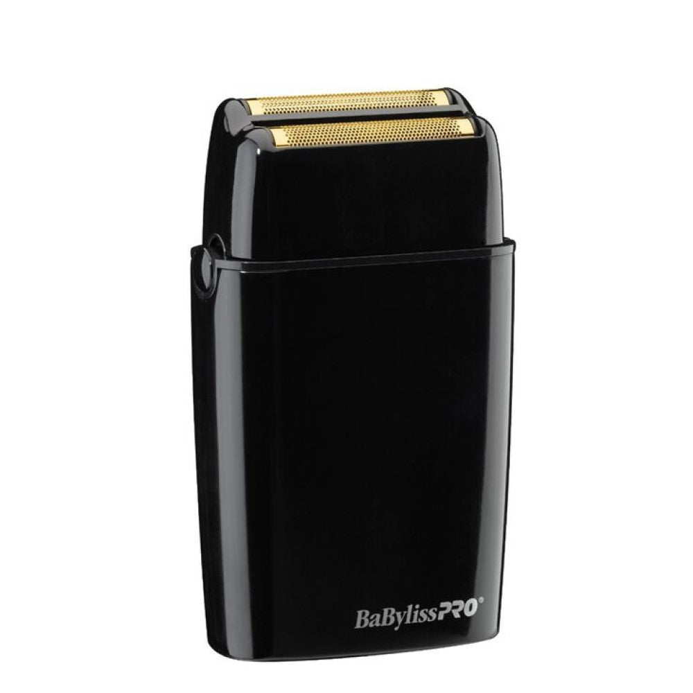 Rasoir métallique à double lames, sans fil FoilFx02 - Noir