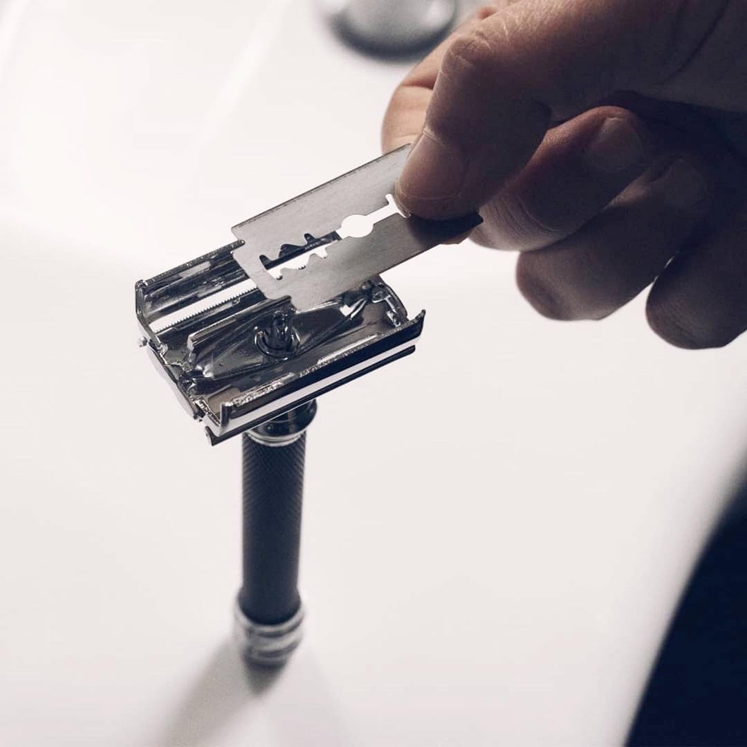 99R butterfly open safety razor - Chrome