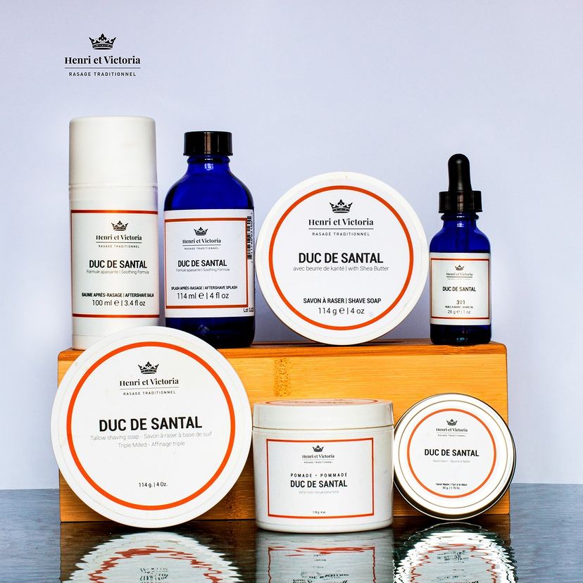 Cire à moustache "Duc de Santal" - Tenue moyenne (14g/0.5oz)