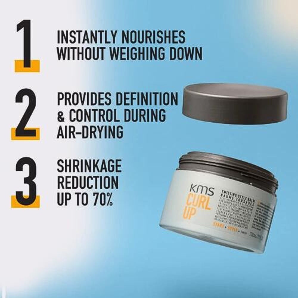 Baume torsades "CurlUp Twisting Style Balm" - Hydratation intense et définition des boucles et torsades (230ml/7.7oz)