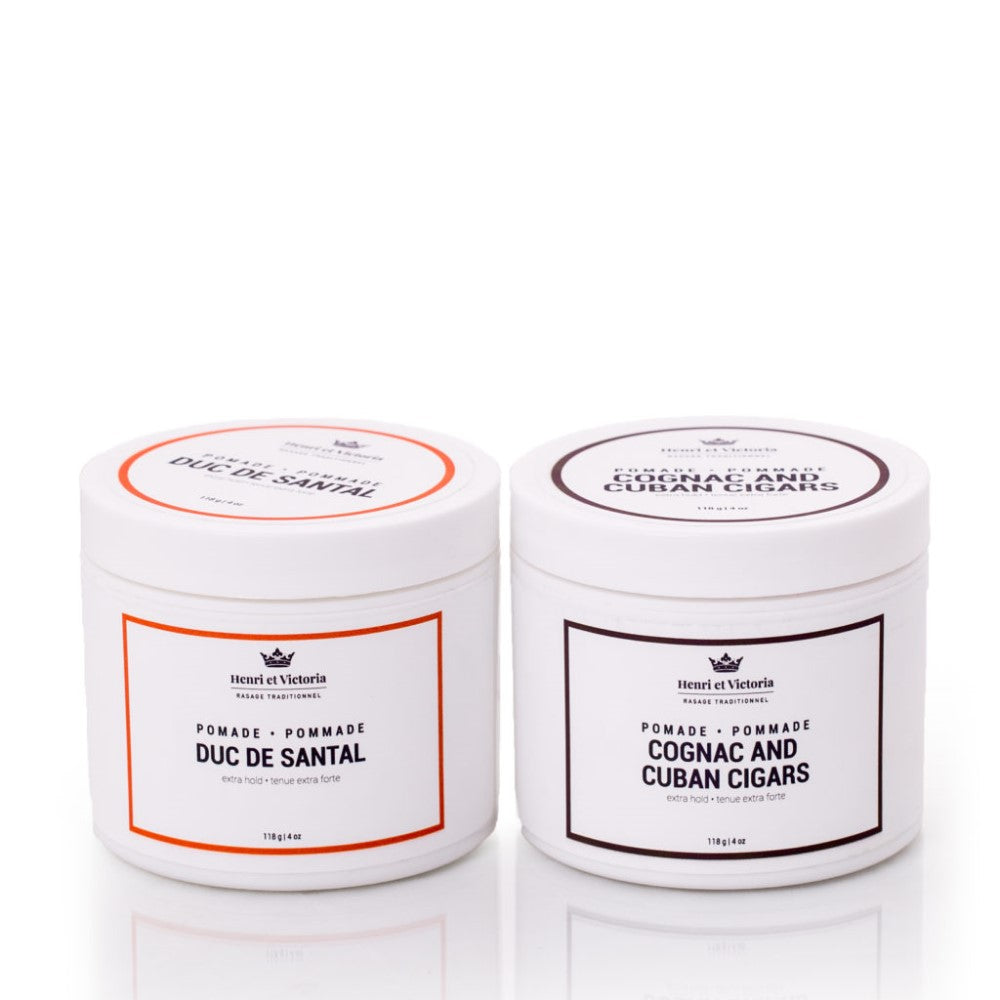 Pommade modelante "Cognac and Cuban Cigars" - Tenue extra forte (114g/4.0oz)