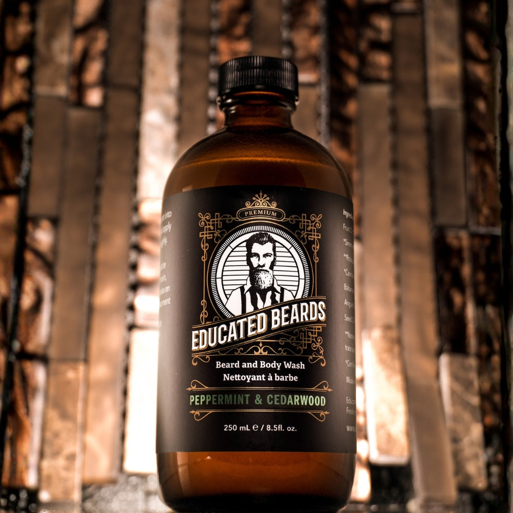 Nettoyant à barbe "Peppermint Cedarwood" (250ml/8.5oz)