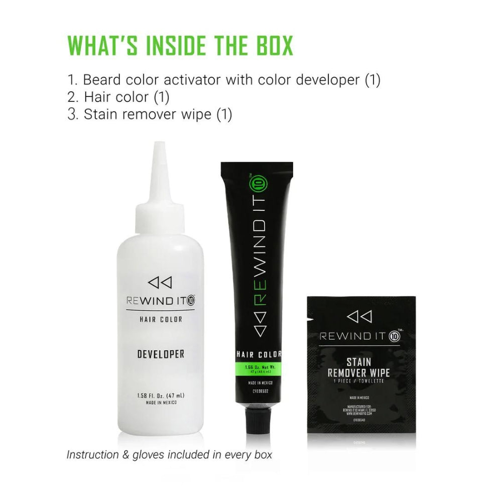 Color Solution for Hair - Jet Black
