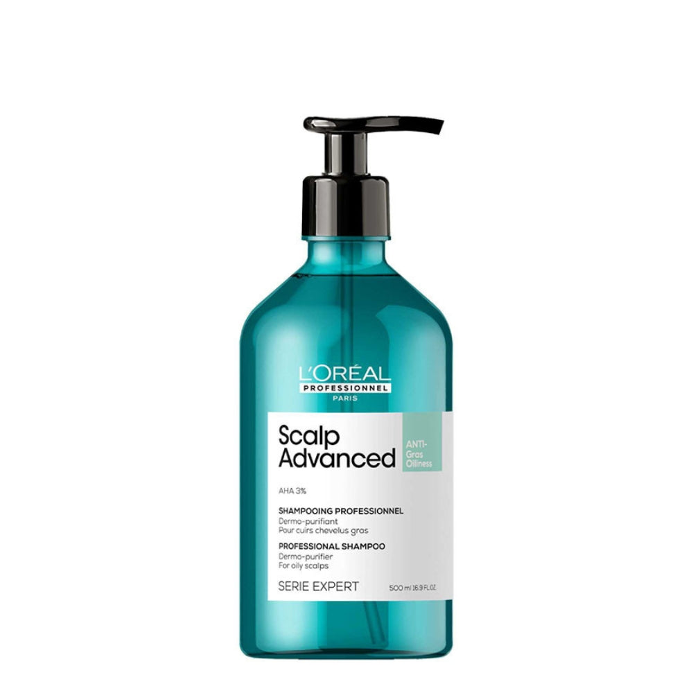 Shampoing dermo-purifiant anti-gras "Serie Expert Scalp Advanced Anti-Oilness" - Pour cuir chevelu gras