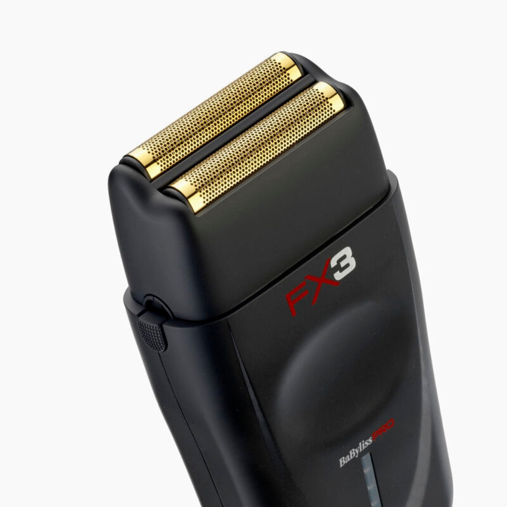 BaByliss PRO - "FXX3SB" High Speed ​​Twin Blade Cordless Shaver with 3rd Generation Ferrari Motor - Black