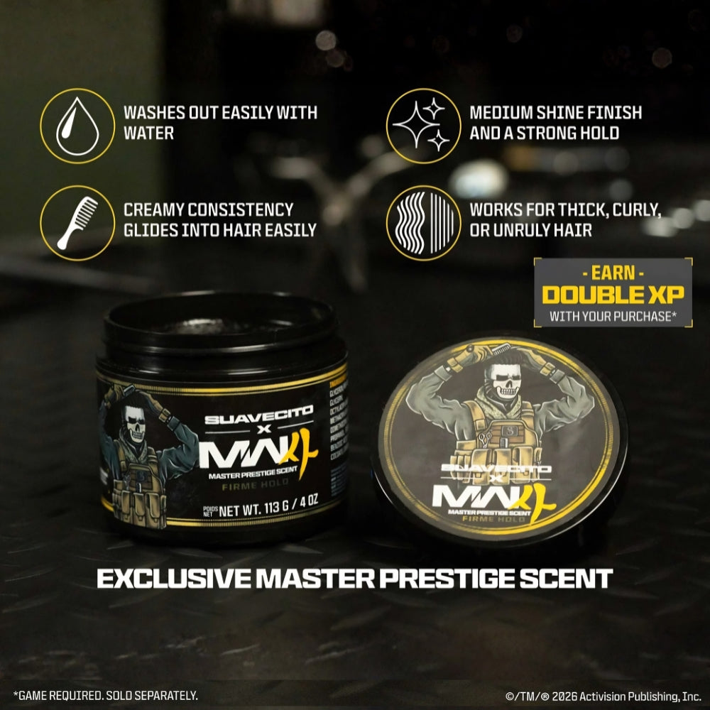 X MW4 - Pommade "Firme Strong Hold" Édition Master Prestige (118.3ml/4.0oz)