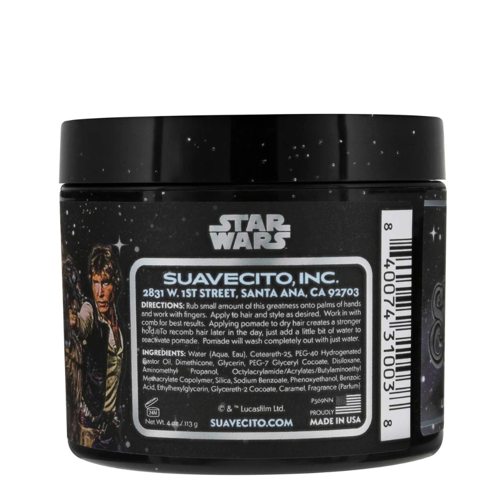 X Star Wars - Firme Strong Hold Pomade Han Solo & Chewbacca Light Side Edition - Strong Hold Medium Shine (118.3ml/4.0oz)