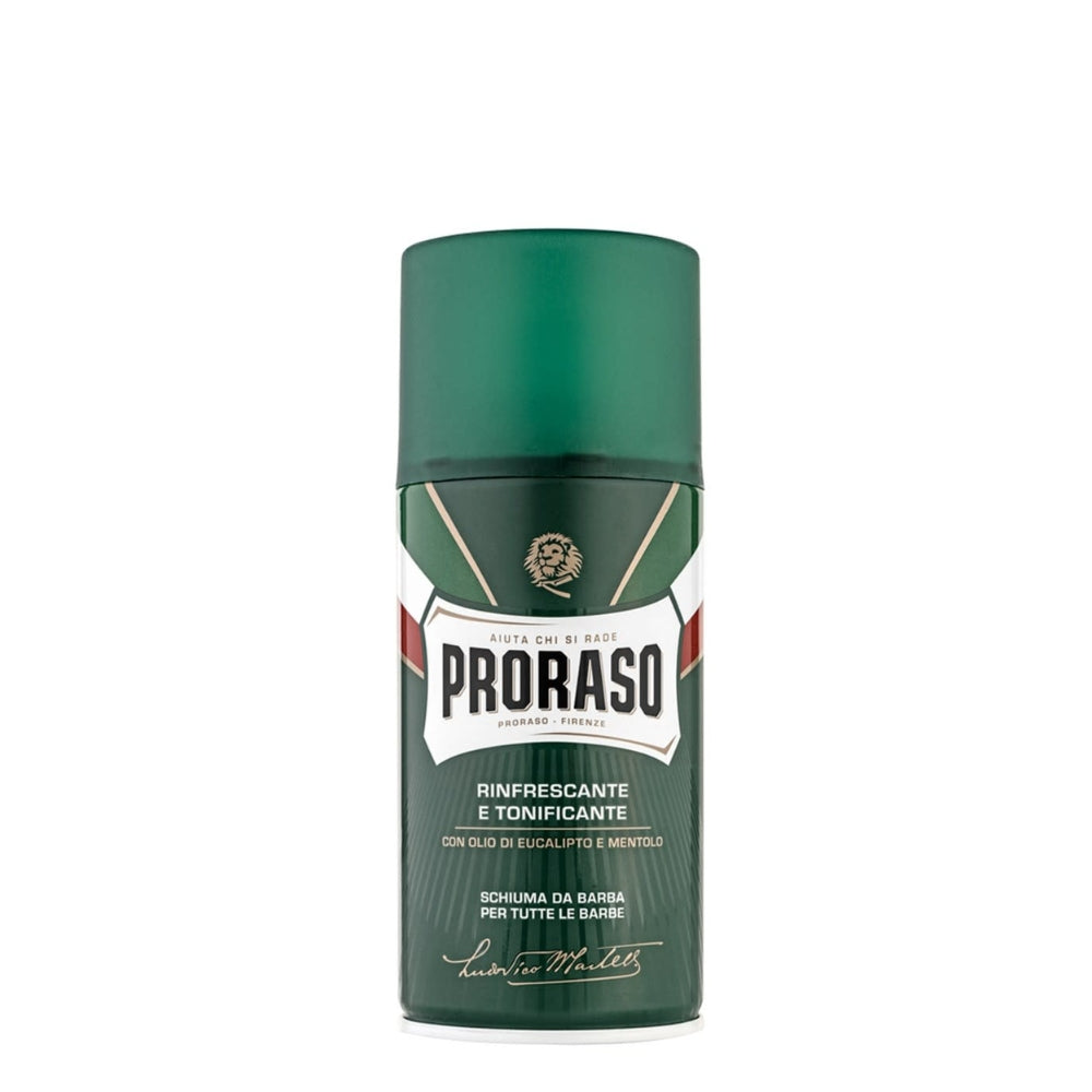 Mousse à raser "Refreshing" à l'huile d’eucalyptus et au menthol – Pour tous les types de barbe et de peau
