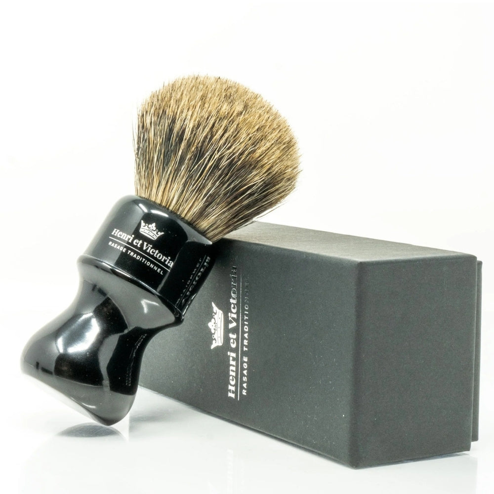 Blaireau "The Crown" pure poils de sanglier - Medium (24mm/0.94")