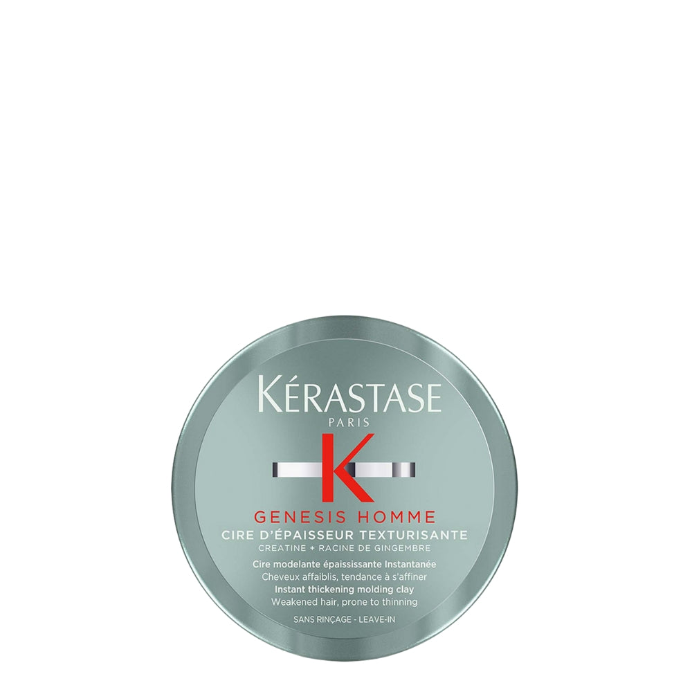 Kérastase Paris - Genesis Homme Texturizing Thickness Wax - Flexible Hold with Matte Finish (75ml/2.55oz)