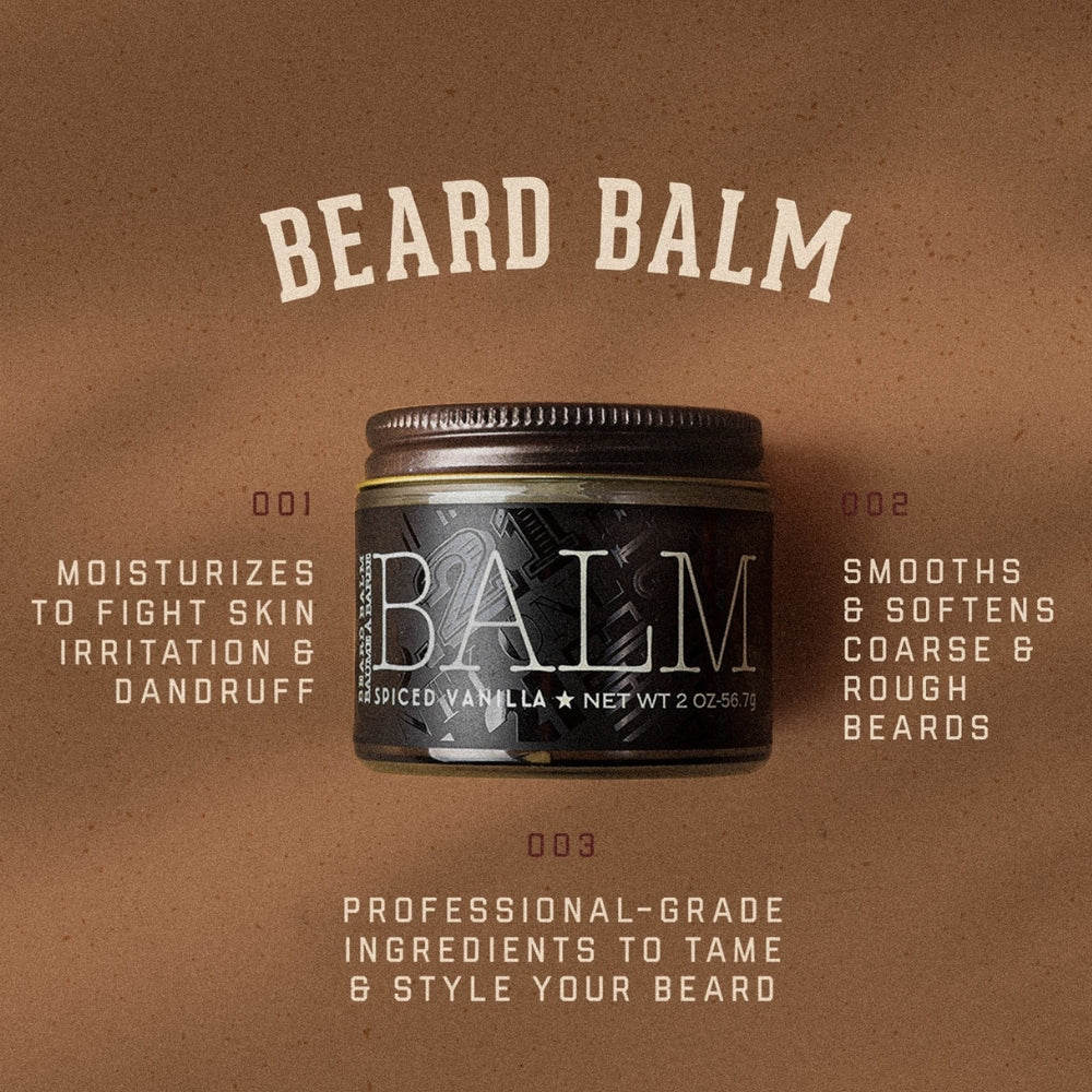 18.21 Man Made - Baume à barbe "Spiced Vanilla Beard Balm" (56.7g/2.0oz)