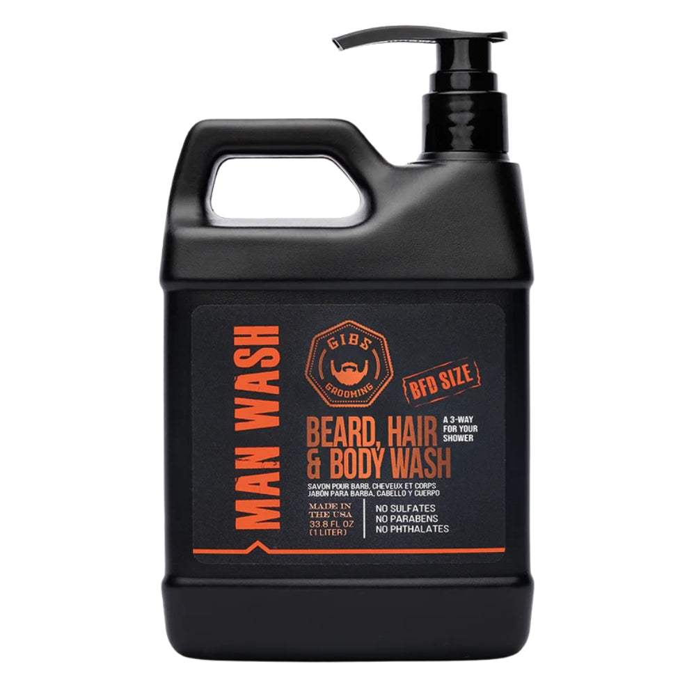 Savon à barbe, cheveux et corps "Man Wash BHB"