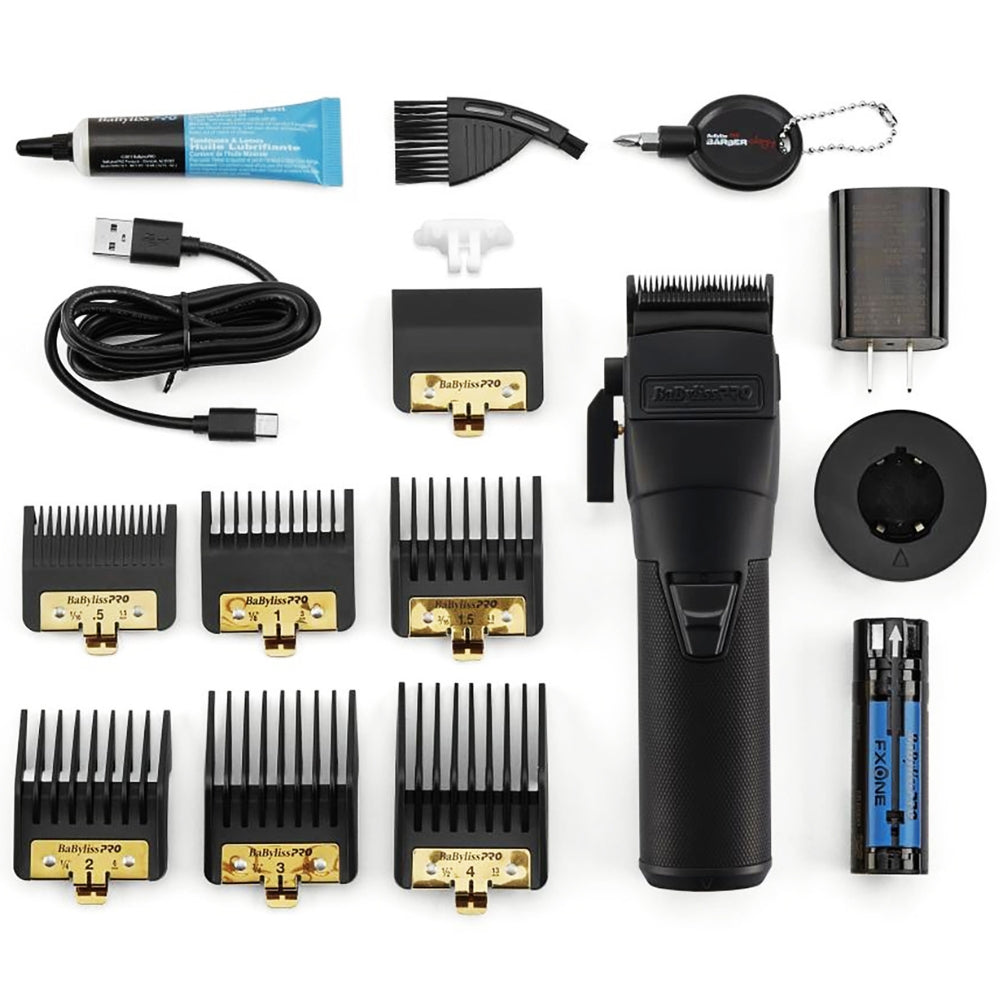 FX899MB All-Metal Interchangeable-Battery Clipper FXONE One-Battery System - BlackFX