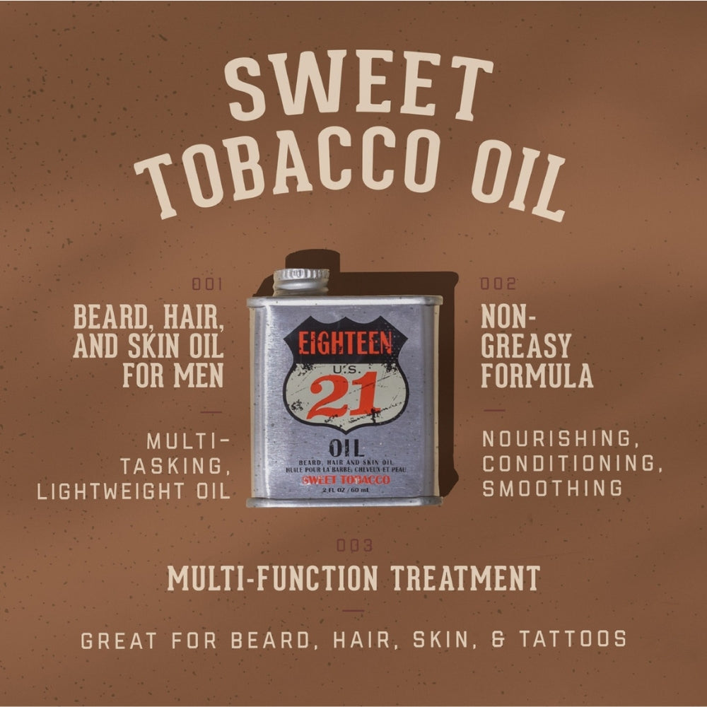 Sweet Tobacco Beard, Hair and Skin Oil (60ml/2.0oz)