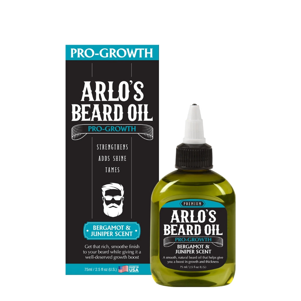 Copy of Arlo's - Huile à barbe "Pro-Growth" parfum d'agrumes et basilic (75ml/2.5oz)
