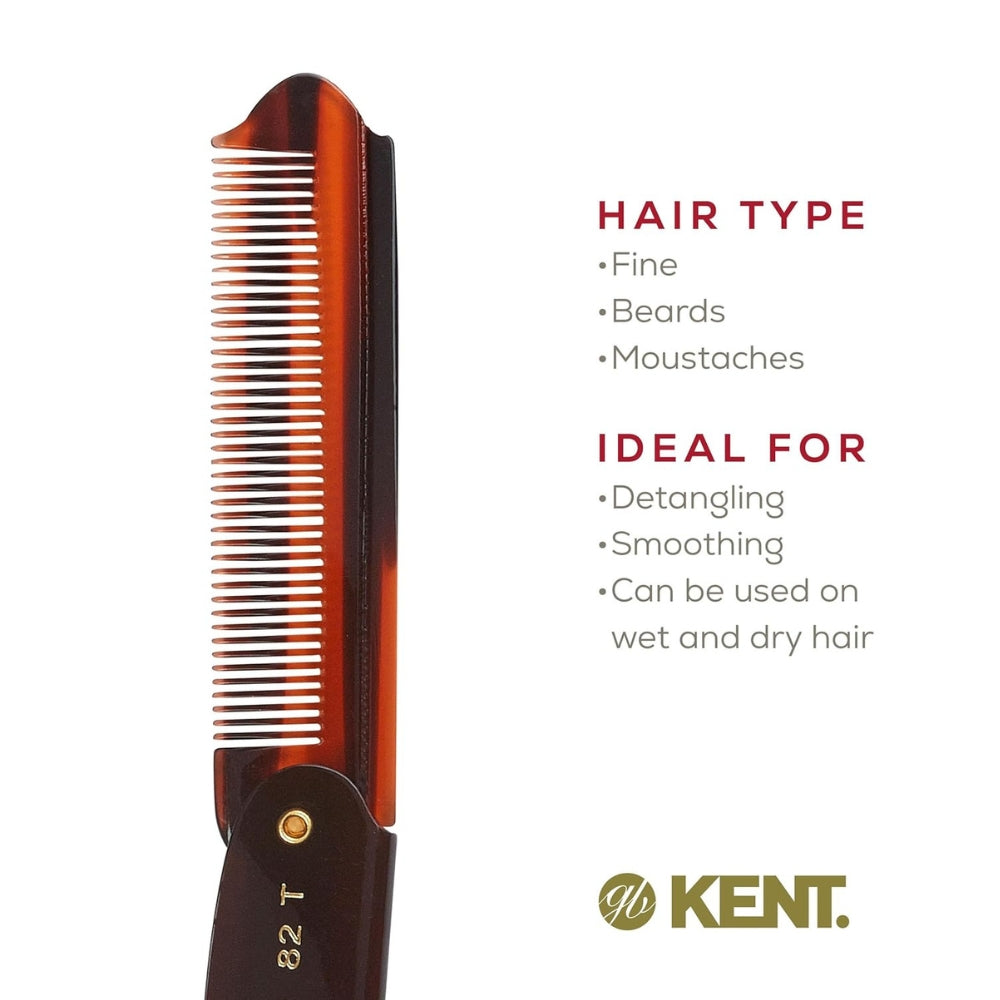 Peigne pliant - Fin (90mm/3.5'') - 82T