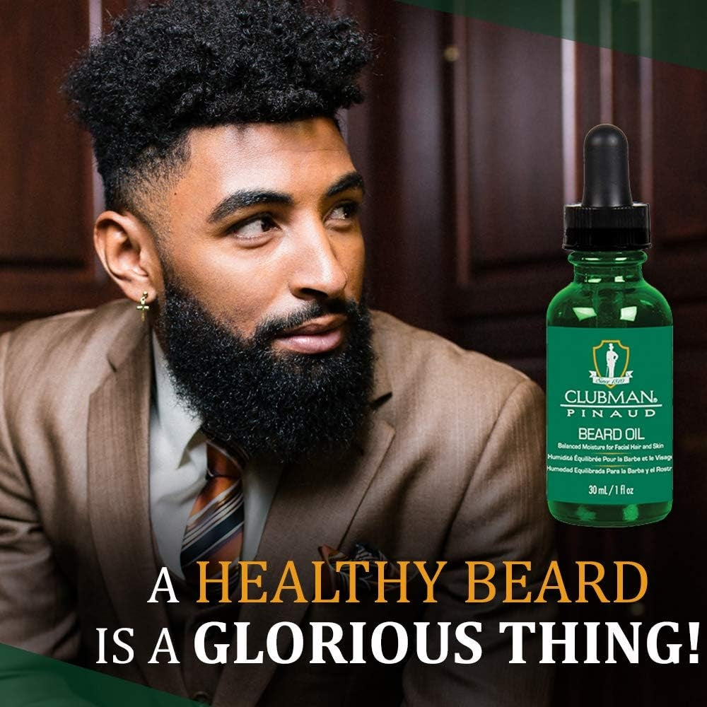 Huile à barbe - Hydrate équilibrée pour la barbe et le visage (30ml/1.0oz)
