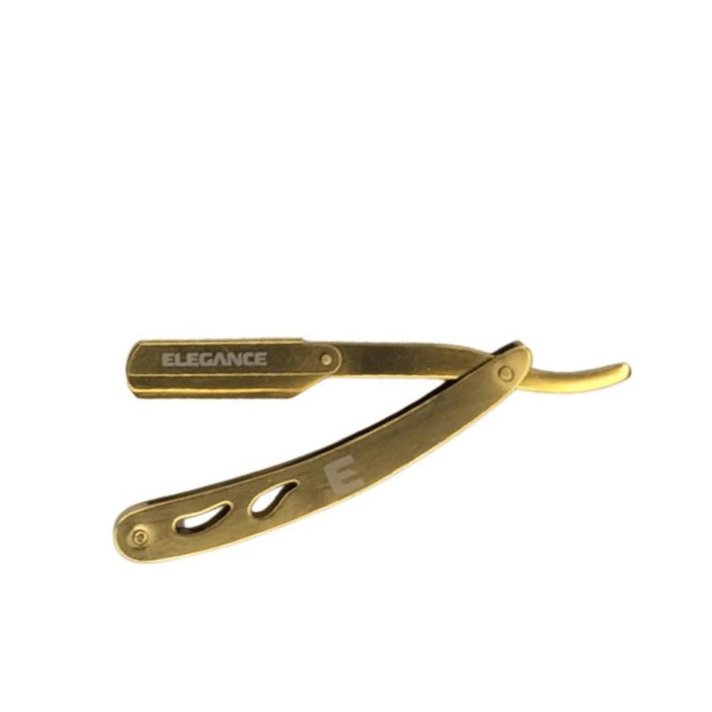Elegance By Sadapack - Shavette Barber Razor - Gold