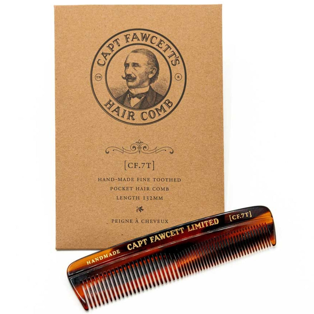 Fine Toothed Pocket Hair Comb CF.7T (132mm/5.20")