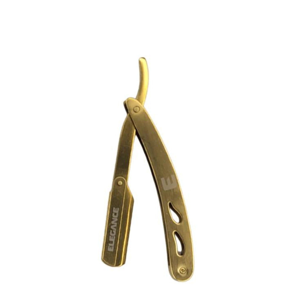 Elegance By Sadapack - Shavette Barber Razor - Gold