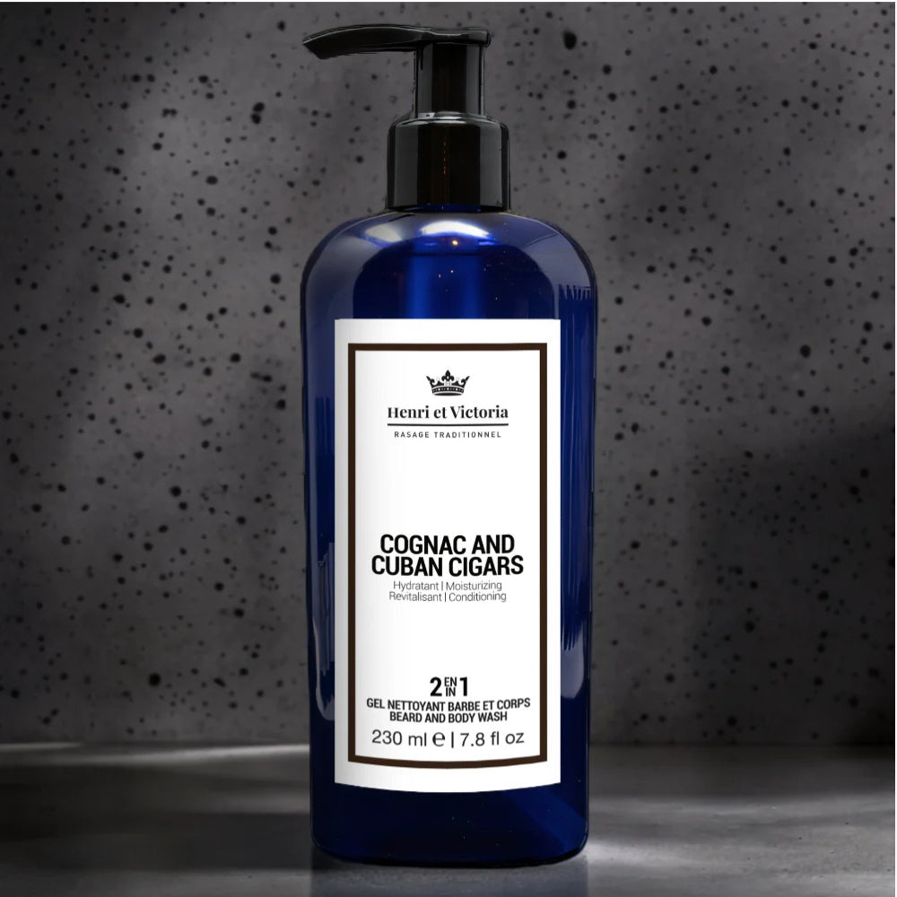 2 in 1 Cognac and Cuban Cigars Beard and Body Wash (228g/8.0oz)