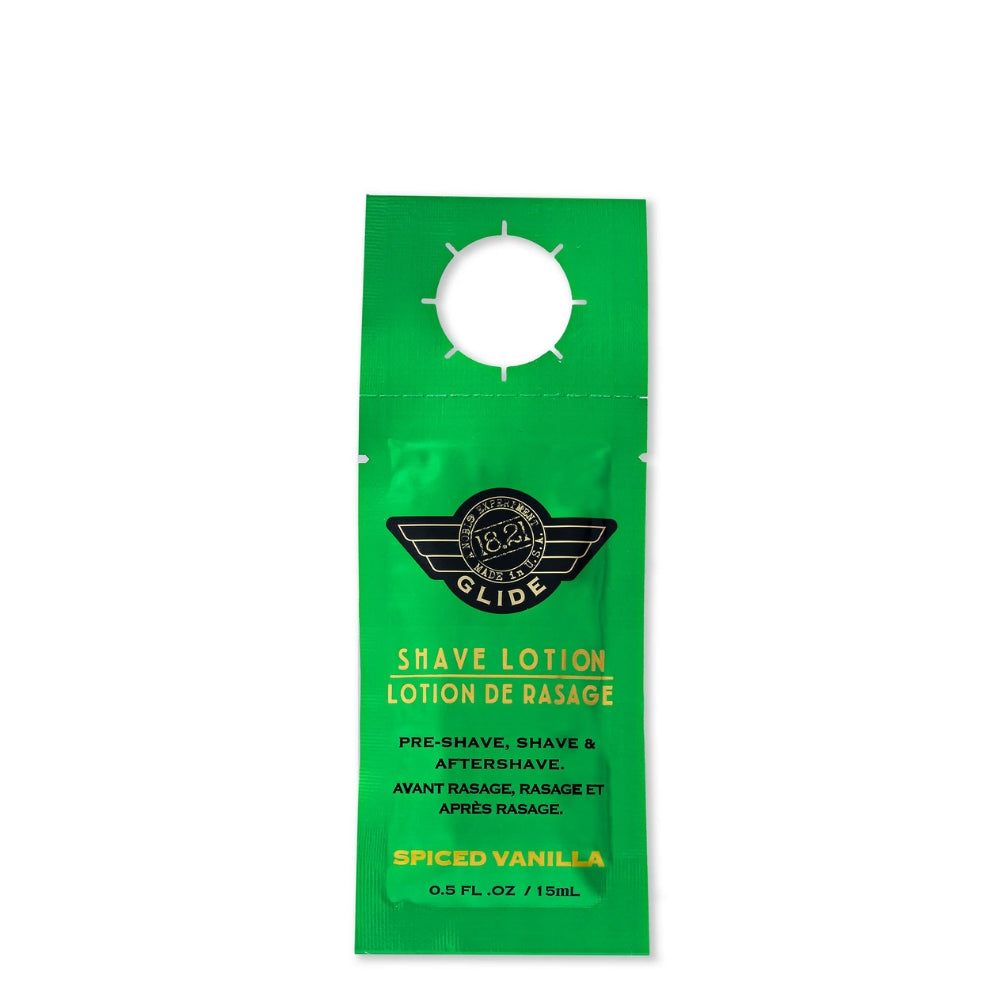 Lotion de rasage,  avant rasage, rasage et après rasage "Spiced Vanilla Glide"