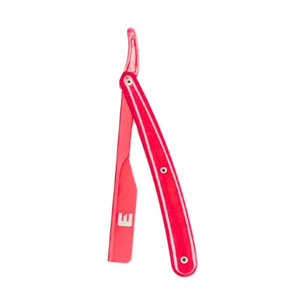 Elegance By Sadapack - Shavette Barber Razor - Red