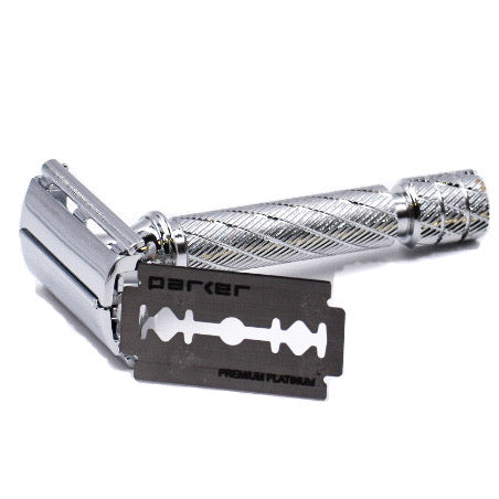 87R Safety razor butterfly open - Chrome