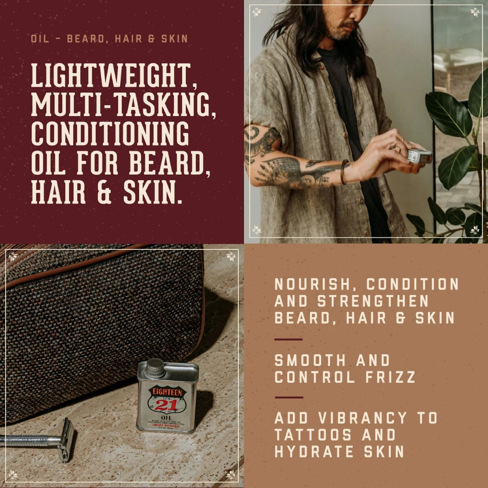 Sweet Tobacco Beard, Hair and Skin Oil (60ml/2.0oz)