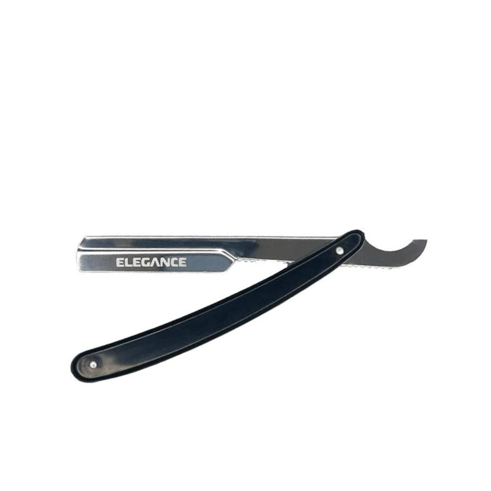 Trukish Shavette Barber Razor - Black & Silver