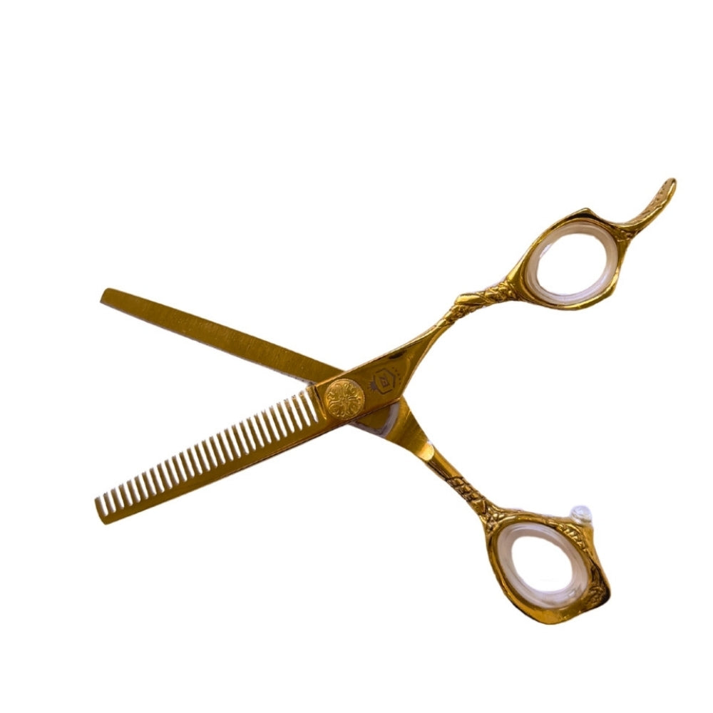 Ciseau amincisseur 27 dents "Dragon Gold" (13.97cm/5.5") - Droitier