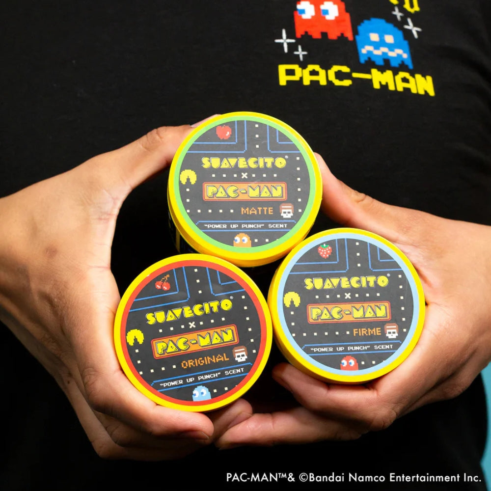 X Pac-Man - Pommade d'argile "Matte Pomade" Édition Power Up Punch - Tenue moyenne, fini mat (113ml/4.0oz)
