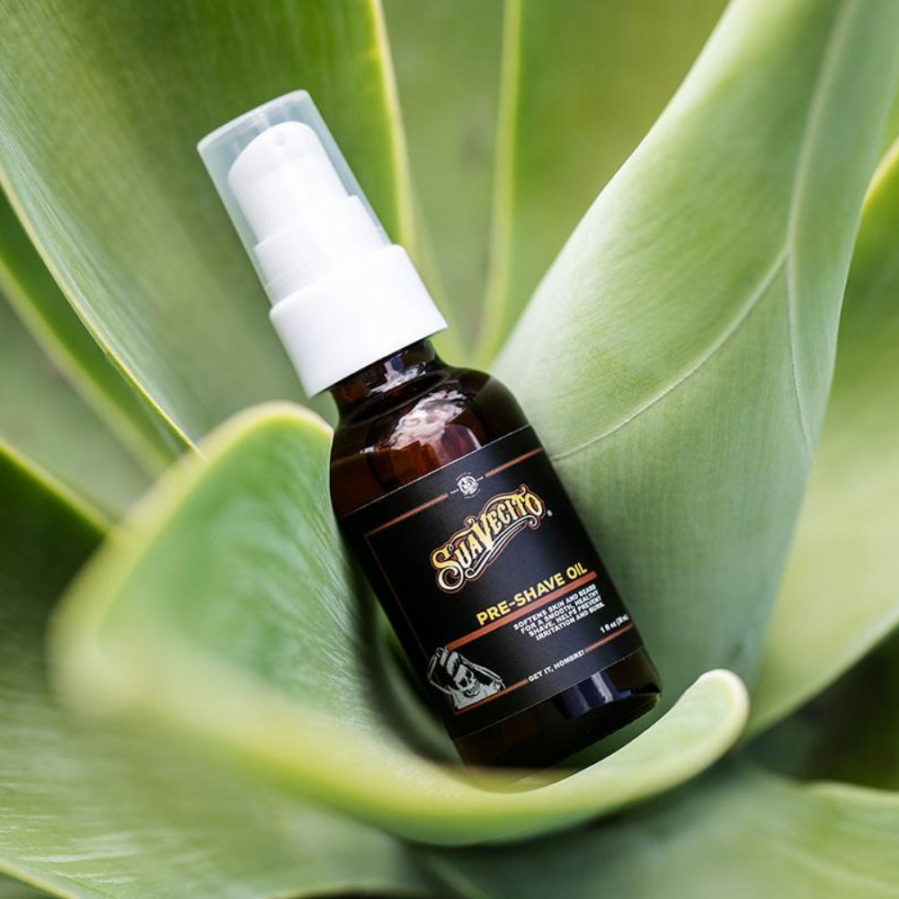 Pre-Shave Oil softens skin and beard for a smooth, healthy shave (30ml/1.0oz)